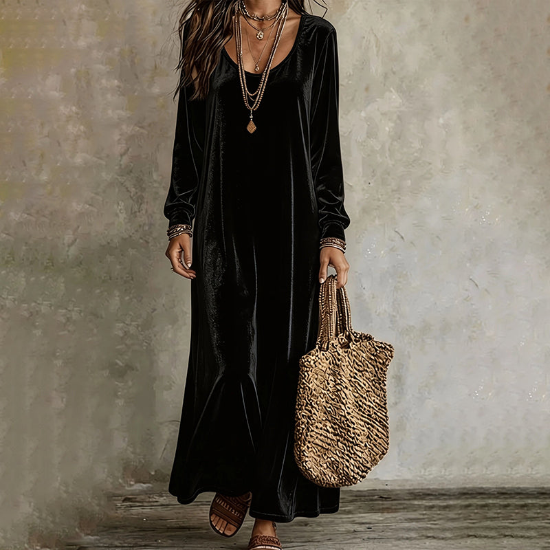 ⌛Limited-time offer-Women's Elegant Long Sleeve Maxi Dress