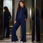 🌸Hot Sale 50% OFF💖Women's Button-Down Cardigan & Wide-Leg Pants Set