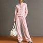 🌸Hot Sale 50% OFF💖Women's Button-Down Cardigan & Wide-Leg Pants Set