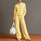 🌸Hot Sale 50% OFF💖Women's Button-Down Cardigan & Wide-Leg Pants Set