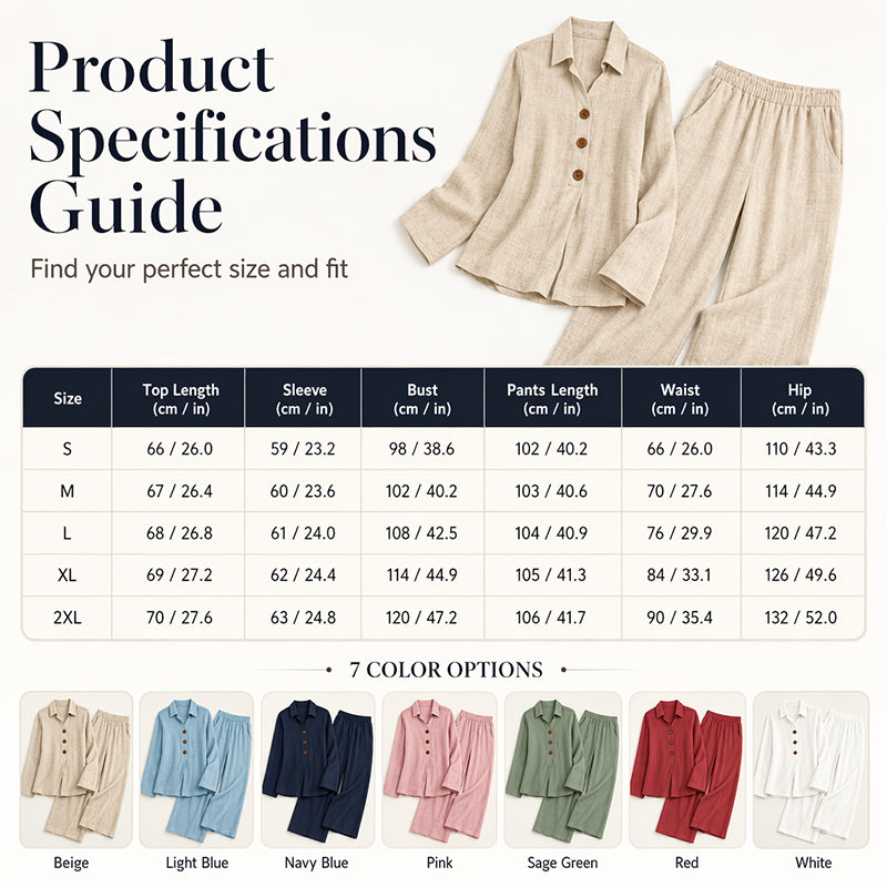 🌸Hot Sale 50% OFF💖Women's Casual Long-Sleeve Top & Pants 2-Piece Set