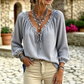 ⌛Limited-time offer-Women's Loose Ruffled Tie Neck Blouse