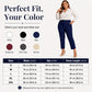 ⌛Limited-time offer-Women's High Waisted Cropped Suit Pants