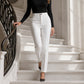 ⌛Limited-time offer-Women's High Waisted Cropped Suit Pants