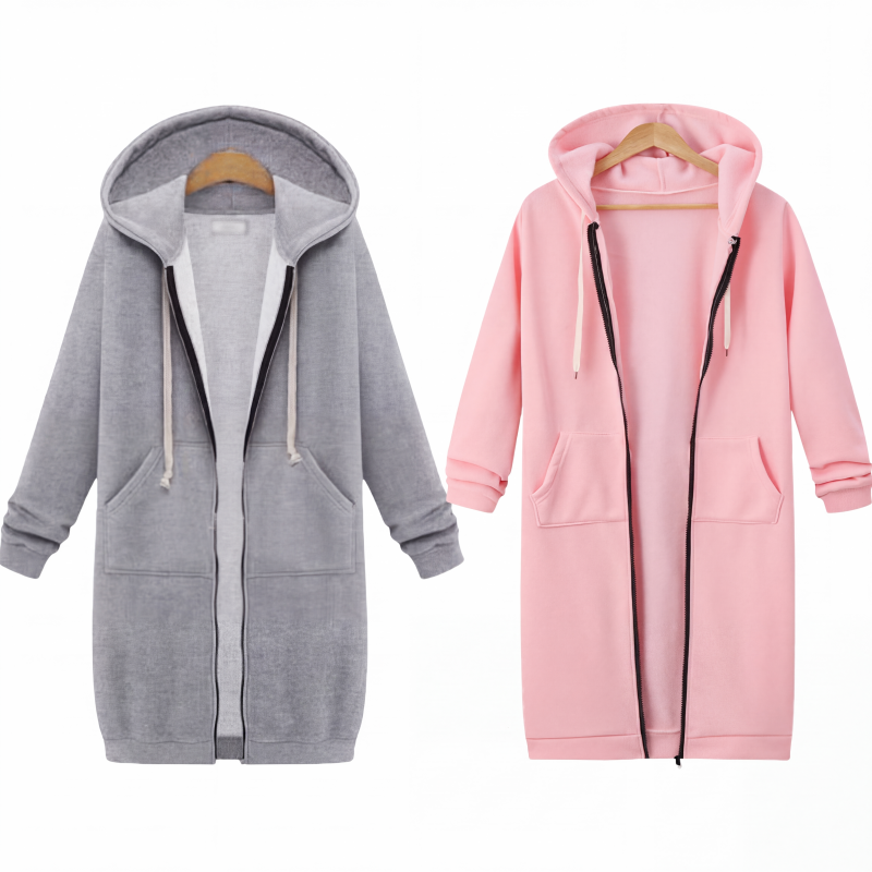 🔥✨ Women's Zip-Up Fleece Hoodies
