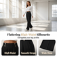 ✨ Women's High-Waist Wide-Leg Trousers – Elegant Tailored Fit With Chic Metallic Button Detail 🤍