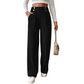 ✨ Women's High-Waist Wide-Leg Trousers – Elegant Tailored Fit With Chic Metallic Button Detail 🤍