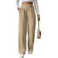 ✨ Women's High-Waist Wide-Leg Trousers – Elegant Tailored Fit With Chic Metallic Button Detail 🤍