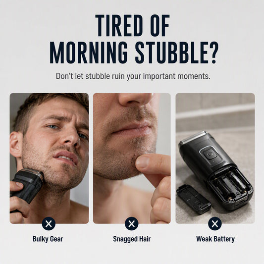 ⚡ Men's Portable Electric Shaver – Compact, Powerful & Travel-Ready for a Smooth Shave Anywhere ✨🧔