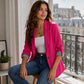 ☀️🧥New Arrivals - Sleek Cardigan Blazer – Soft Drape & Versatile Styling from Office to Evening