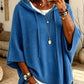 Women's Hooded Drawstring Knit Pullover