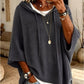 Women's Hooded Drawstring Knit Pullover