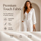 Women's V Neck Long Sleeve Jumpsuit