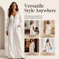 Women's V Neck Long Sleeve Jumpsuit