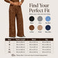 Women's Elastic Waist Straight-Leg Pants