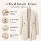 Women's Casual Double-Breasted Knit Cardigan