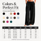 🌸Hot Sale 50% OFF👖 Women's Elastic Waist Wide-Leg Pants – Flattering Relaxed Fit For Everyday Comfort & Style 🤍