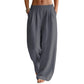 🌸Hot Sale 50% OFF👖 Women's Elastic Waist Wide-Leg Pants – Flattering Relaxed Fit For Everyday Comfort & Style 🤍