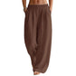 🌸Hot Sale 50% OFF👖 Women's Elastic Waist Wide-Leg Pants – Flattering Relaxed Fit For Everyday Comfort & Style 🤍