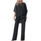 Women's Elegant Asymmetrical Top & Pants Set