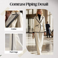 ✨New Arrivals & Special Offers-Women's Contrast Trim Blazer and Pant Set