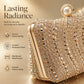 👛🤍 2026 Sale — Over 31,500 Sold! 💍Elegant Pearl Clasp Evening Clutch Bag – Rhinestone & 3-in-1 Luxury