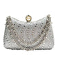 👛🤍 2026 Sale — Over 31,500 Sold! 💍Elegant Pearl Clasp Evening Clutch Bag – Rhinestone & 3-in-1 Luxury
