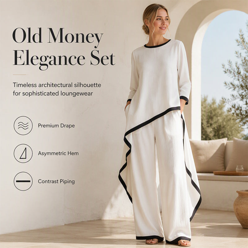 🔥New Arrivals & Special Offers-Women's Casual Tunic and Wide Leg Pants Set