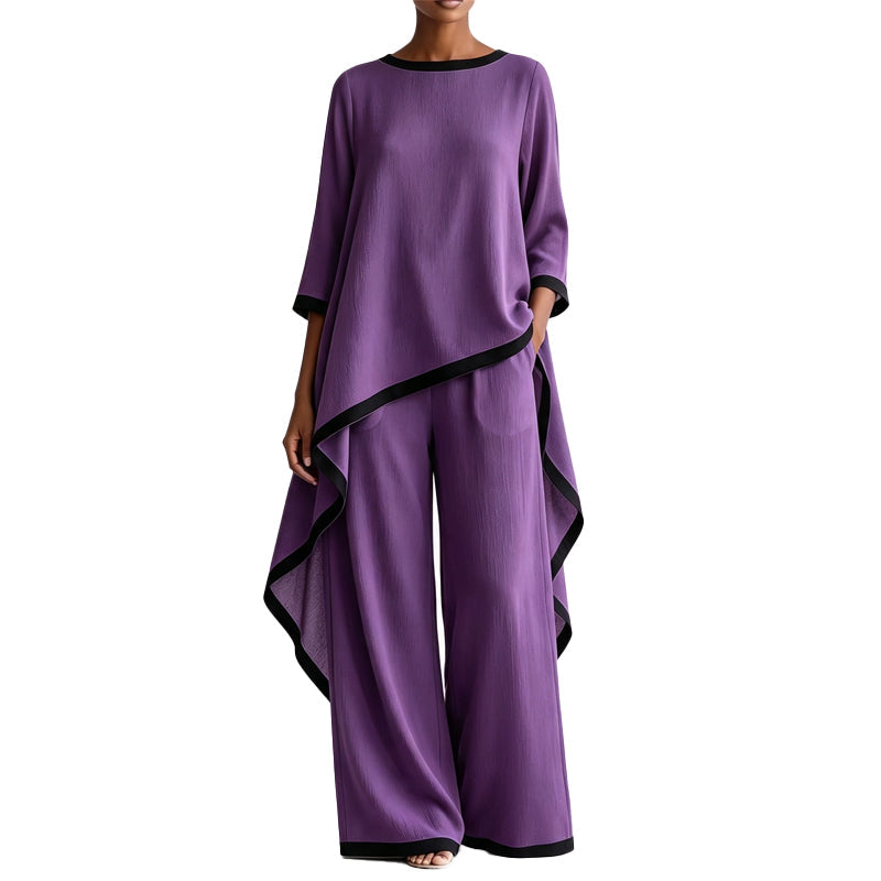 🔥New Arrivals & Special Offers-Women's Casual Tunic and Wide Leg Pants Set