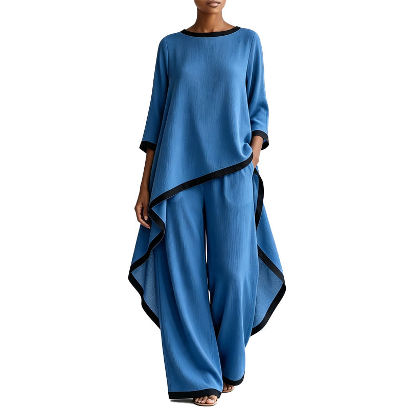 🔥New Arrivals & Special Offers-Women's Casual Tunic and Wide Leg Pants Set