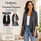 ✨New Arrivals: 50% Off-Women's 3/4 Sleeve Open Front Cardigan