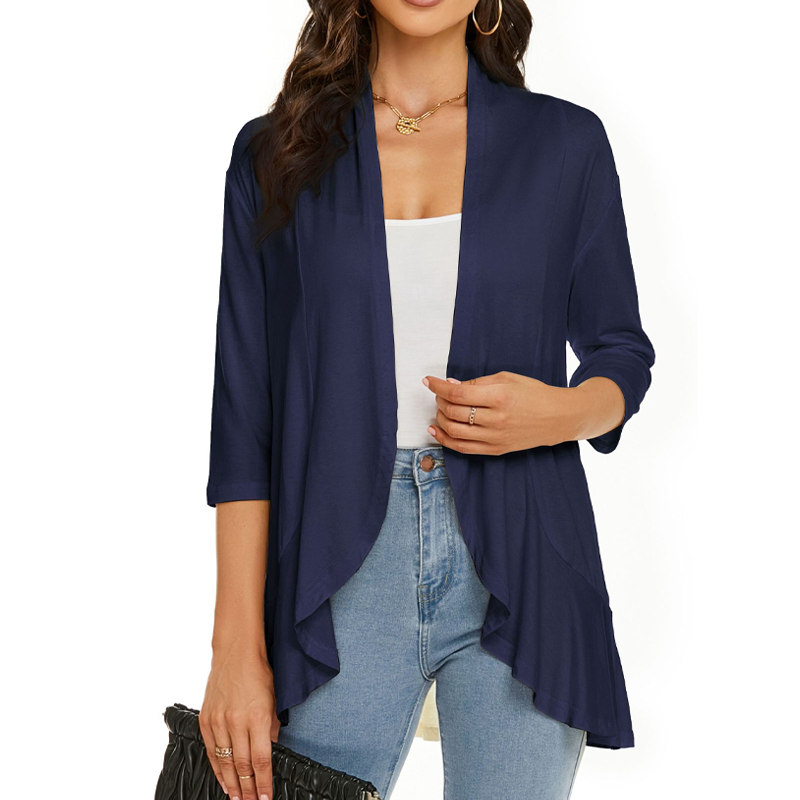 ✨New Arrivals: 50% Off-Women's 3/4 Sleeve Open Front Cardigan
