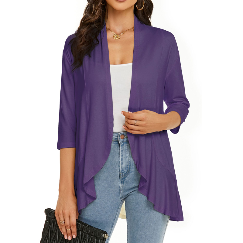 ✨New Arrivals: 50% Off-Women's 3/4 Sleeve Open Front Cardigan