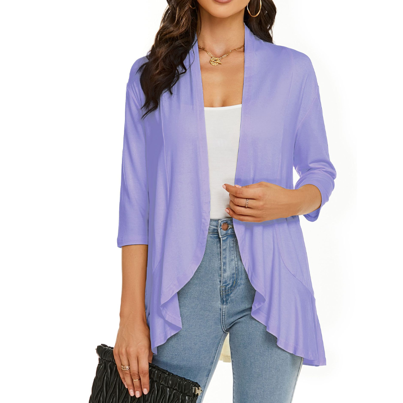 ✨New Arrivals: 50% Off-Women's 3/4 Sleeve Open Front Cardigan