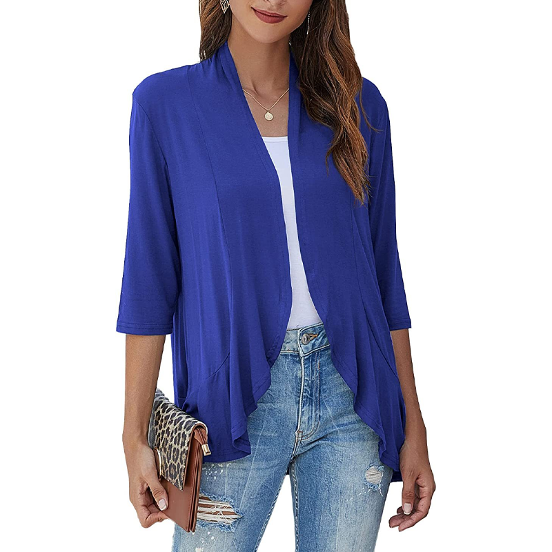 ✨New Arrivals: 50% Off-Women's 3/4 Sleeve Open Front Cardigan