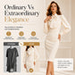 Women's Elegant Bow Tie Neck Pencil Dress