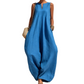 🌸 50% OFF NOW! 🌸Women's Sleeveless V-Neck Wide-Leg Jumpsuit with Pockets