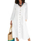 Women’s Casual V-Neck Dress with Pockets