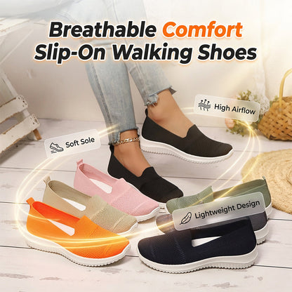 ✨New Arrivals: 50% Off-Women's Breathable Mesh Slip-On Walking Shoes