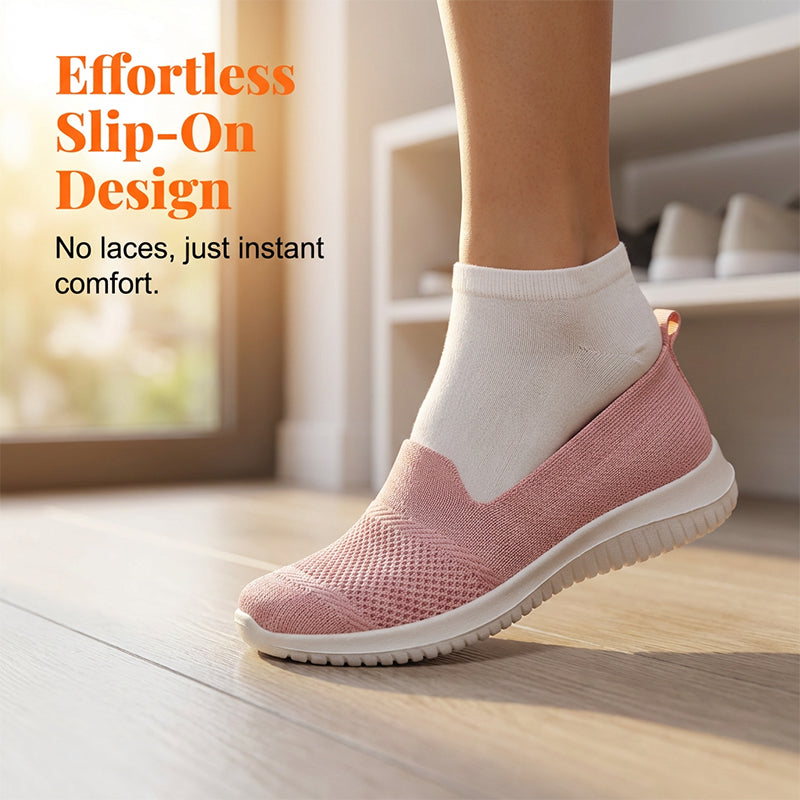 ✨New Arrivals: 50% Off-Women's Breathable Mesh Slip-On Walking Shoes