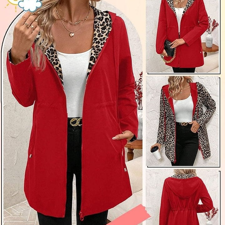 ⌛Limited Time Sale 50% OFF🔥🧥Women’s Reversible Zip Up Hoodie Jacket✨