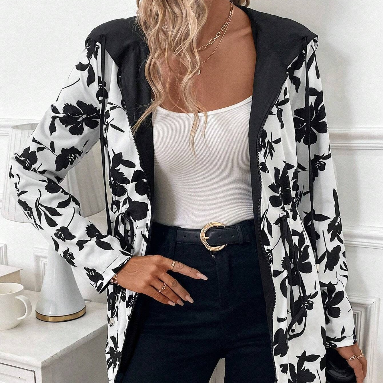 ⌛Limited Time Sale 50% OFF🔥🧥Women’s Reversible Zip Up Hoodie Jacket✨