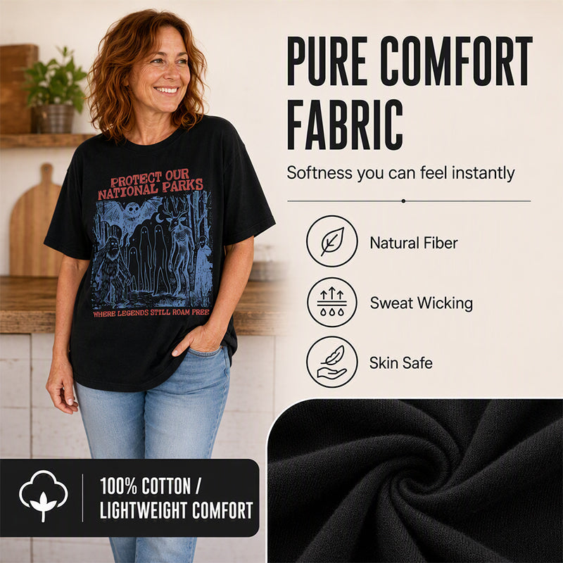 Retro Cryptid National Parks Graphic T-Shirt