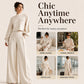 ⌛Limited-Time Offer-Women's Casual Cropped Top & Wide Leg Pants Set