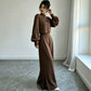 ⌛Limited-Time Offer-Women's Casual Cropped Top & Wide Leg Pants Set