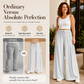 ☀️👖 Wide-Leg Cotton Linen Pants – Versatile Pairing for Work, Weekends & Travel