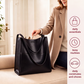 Versatile PU leather handbag and crossbody bag
