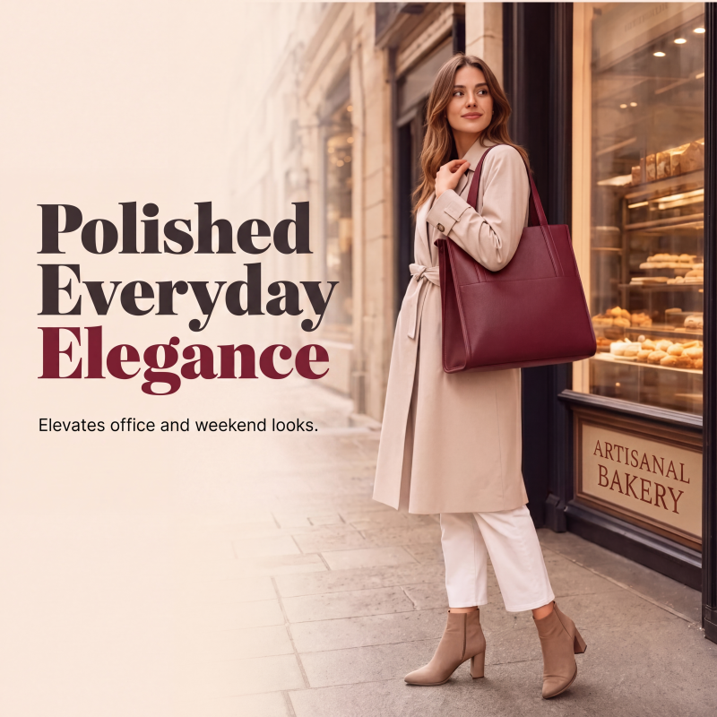 Versatile PU leather handbag and crossbody bag