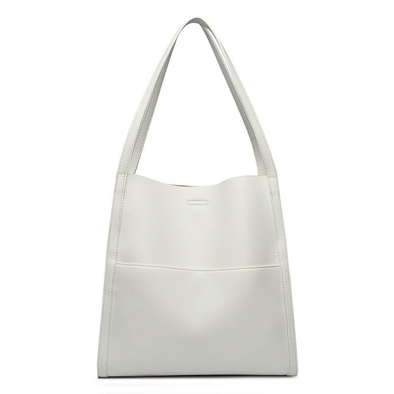 Versatile PU leather handbag and crossbody bag