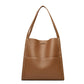 Versatile PU leather handbag and crossbody bag